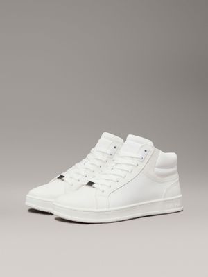 Zapatillas High Top Lace Up Mono Blanco Calvin Klein