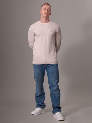 Imagen 2 del producto Sweater Pique Structure Sweater Crema Calvin Klein