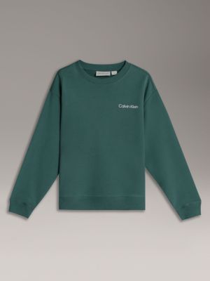 Polerón Niño City Scene Verde Calvin Klein