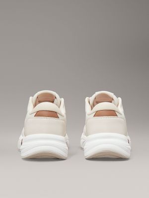 Imagen 2 del producto Zapatillas de Cuero Retro Beige Calvin Klein