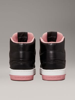 Imagen 2 del producto Zapatillas altas de cuero sintético Negro Calvin Klein