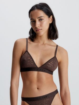 BraletteTriángulo Intrinsi Unlined Café Calvin Klein
