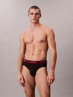 Imagen 2 del producto Pack De 3 Slips Icon Cotton Stretch Negro Calvin Klein