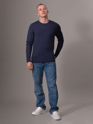 Imagen 2 del producto Sweater Merino Rws Crew Neck Sweater Azul Calvin Klein