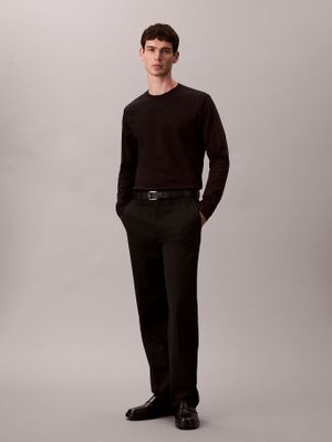 Imagen 2 del producto Polera Premium Tejido Interlock Negro Calvin Klein