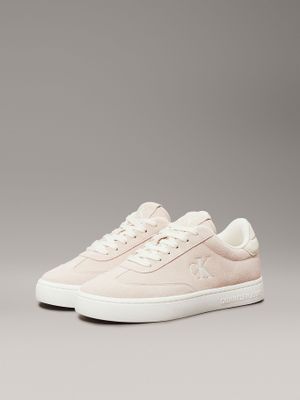 Zapatillas classic cupsole de ante Rosado Calvin Klein