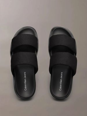 Imagen 2 del producto Sandalias de Lona Flat Molded Negro Calvin Klein