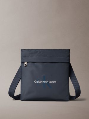 Bolso Plano Bandolera Essentials Azul Calvin Klein