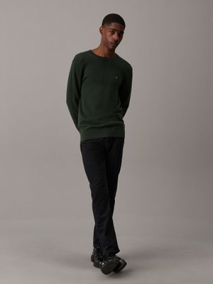 Imagen 2 del producto Sweater Micro Pique Structure CK Verde Calvin Klein
