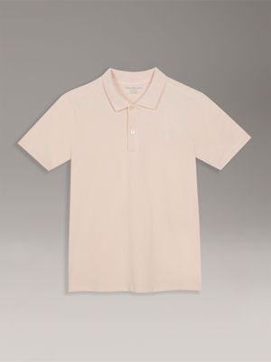 Polo Niño CK Solid Damasco Calvin Klein