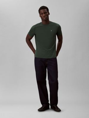 Imagen 2 del producto Polera Clásica con Monograma Verde Calvin Klein