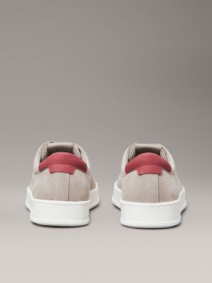 Imagen 2 del producto Zapatillas de Cuero Low Top Lace Up Beige Calvin Klein