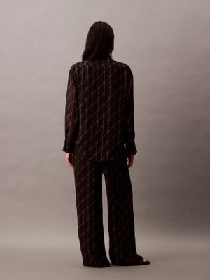 Imagen 2 del producto Pantalón Pull On Wide Leg Negro Calvin Klein