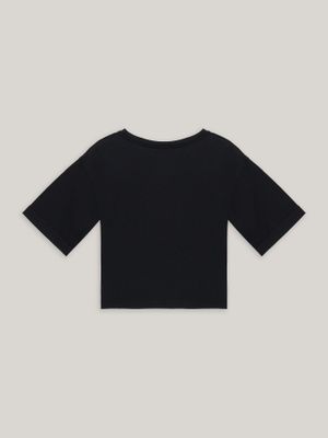 Imagen 2 del producto Polera Oversize Niña Glow Negro Calvin Klein