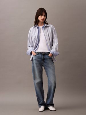 Imagen 2 del producto Polera Refined Cotton Relaxed Blanco Calvin Klein