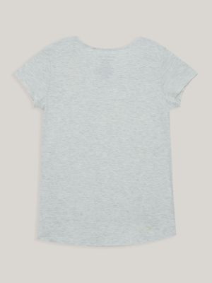 Imagen 2 del producto Polera Niña Split Monogram Gris Calvin Klein
