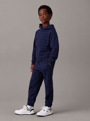 Imagen 2 del producto Polerón Niño CKJ Aop Azul Calvin Klein