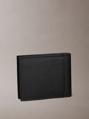 Imagen 2 del producto Billetera Plegada con Logo Grabado Negro Calvin Klein