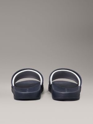 Imagen 2 del producto Sandalias Slide Rubber Azul Calvin Klein