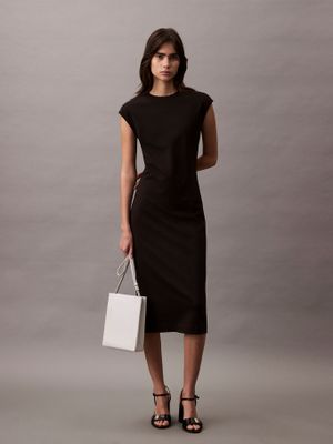 Vestido Straight Negro Calvin Klein
