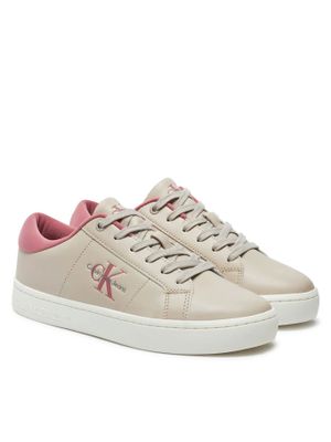 Zapatillas Cuero Classic Cupsole 0GI Beige Calvin Klein