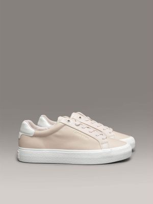 Zapatillas de cuero Rosado Calvin Klein