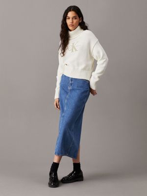 Imagen 2 del producto Sweater Chenille Monologo Crema Calvin Klein