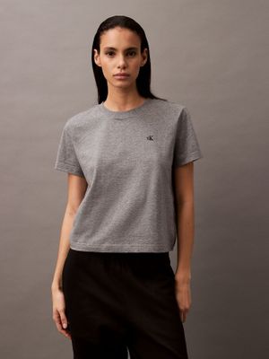 Imagen 1 del producto Polera con Logo Archive Gris Calvin Klein