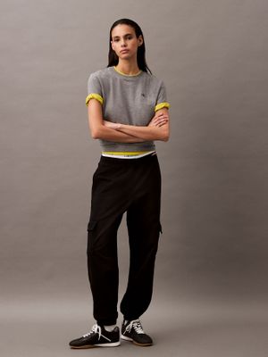 Imagen 2 del producto Polera con Logo Archive Gris Calvin Klein