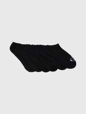 Pack de 6 Calcetines Monogramed Crew Negro Calvin Klein