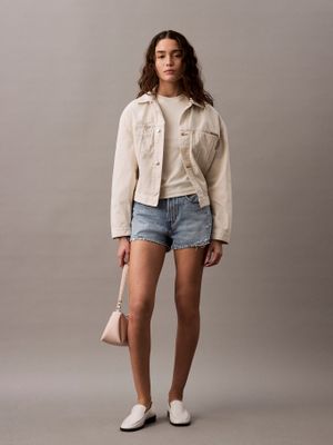 Imagen 2 del producto Polera Refined Cotton Relaxed Beige Calvin Klein