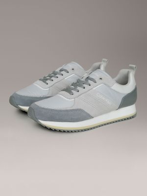 Zapatillas Low Top Lace- Mix Gris Calvin Klein