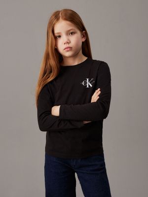 Imagen 2 del producto Polera Niño Chest Monologo Negro Calvin Klein
