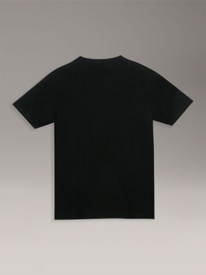 Imagen 2 del producto Polera Niño Slim Monograma Dos Tonos Negro Calvin Klein