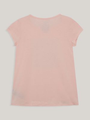 Imagen 2 del producto Polera Niña Monogram Sequin Rosado Calvin Klein