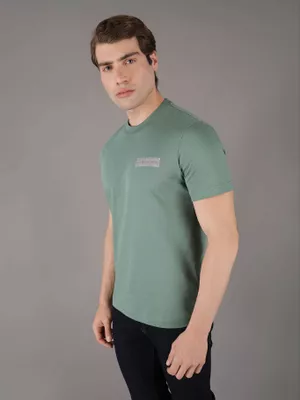 Imagen 1 del producto Polera Raised Concrete Verde Calvin Klein