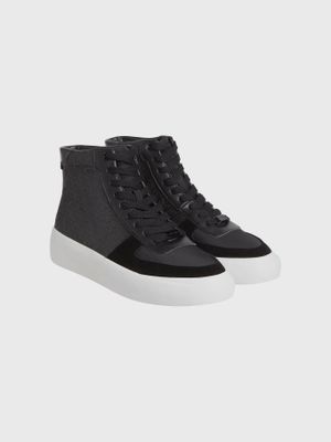 Imagen 1 del producto Zapatillas altas con monograma Negro Calvin Klein