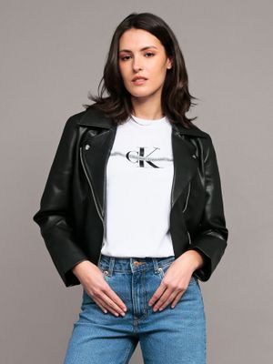 Imagen 1 del producto Chaqueta acabado estilo motociclista Negro Calvin Klein