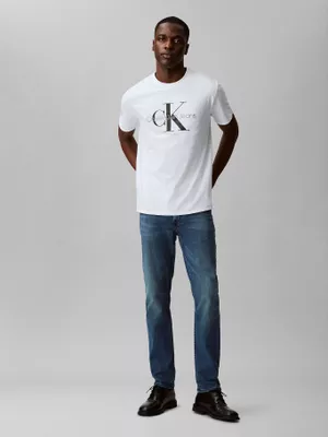 Imagen 2 del producto Polera Monogram Crew Blanco Calvin Klein