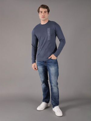 Imagen 2 del producto Polera LS Horizontal Logo Azul Calvin Klein