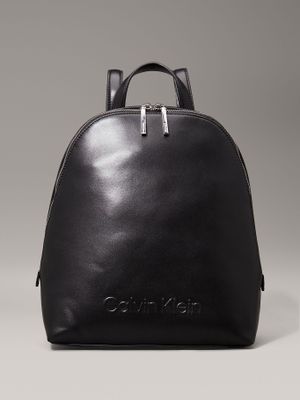 Mochila Embossed Calvin Negro Calvin Klein