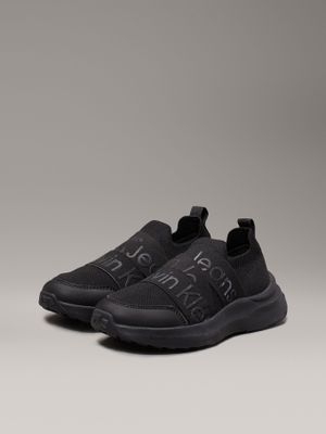 Zapatilla Niño Low Cut Negro Calvin Klein