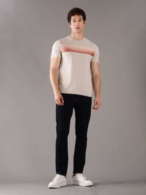 Imagen 2 del producto Polera Linear con Logo Beige Calvin Klein