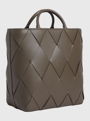 Imagen 2 del producto Cartera Tote Ck Woven Cafe Calvin Klein