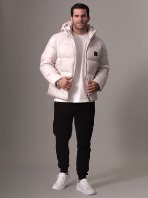 Imagen 2 del producto Parka con Gorro Quilt Puffer Crema Calvin Klein