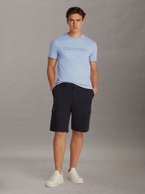 Imagen 2 del producto Polera con Logo Texturizado Celeste Calvin Klein