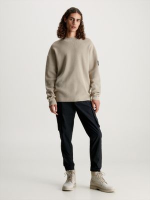 Imagen 2 del producto Sweater Badge Relaxed Beige Calvin Klein