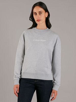 Polerón Hero Logo Gris Calvin Klein
