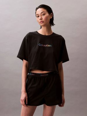 Shorts de Pijama Logo Pride Negro Calvin Klein