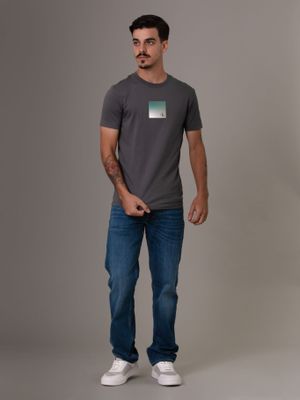 Imagen 2 del producto Polera Metallic Box Gris Calvin Klein